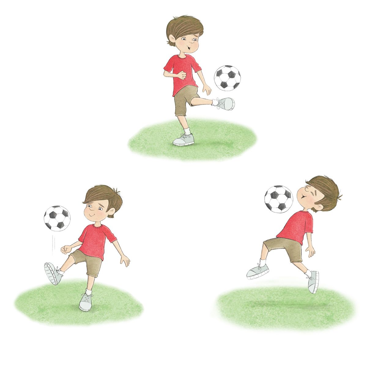 Marco soccer poses